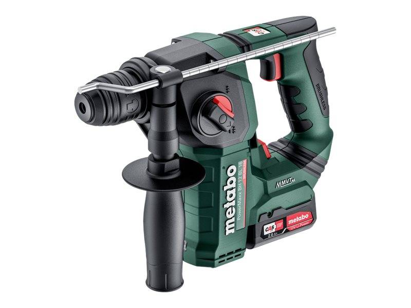 Metabo PowerMaxx BH 12 BL 16 600207500 Akku-Bohrhammer 12V 2Ah Li-Ion