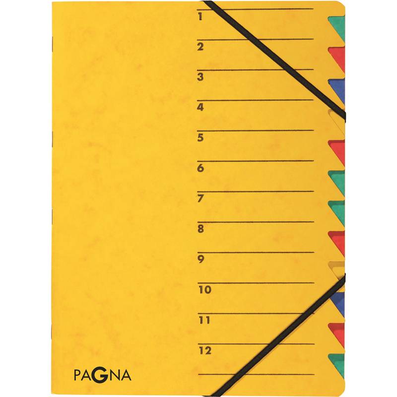 Pagna Easy - Gliederungsordner - 12 Fächer - 12 Teile
