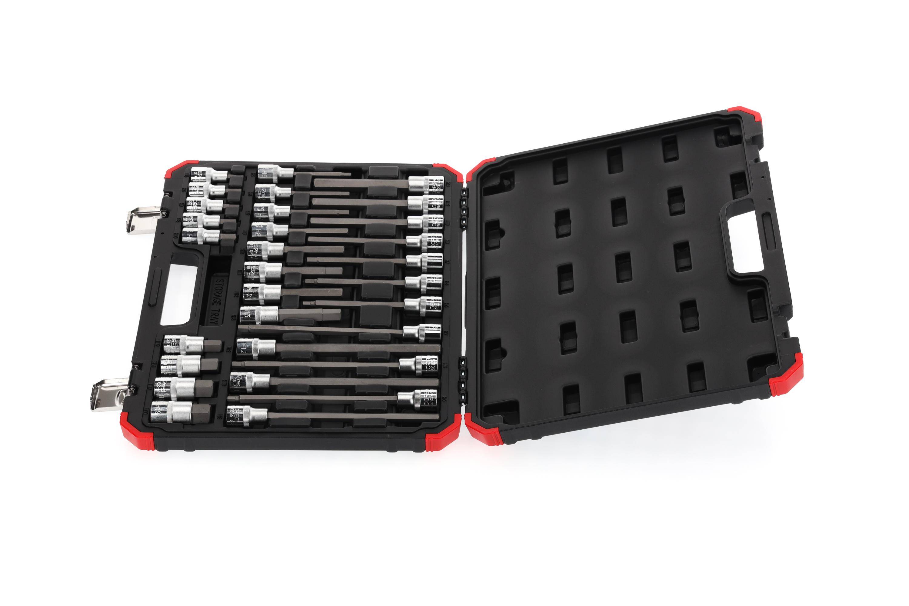 GEDORE Red R68003030 Schraubendrehereinsätze 1/2 6-kant 30-teilig