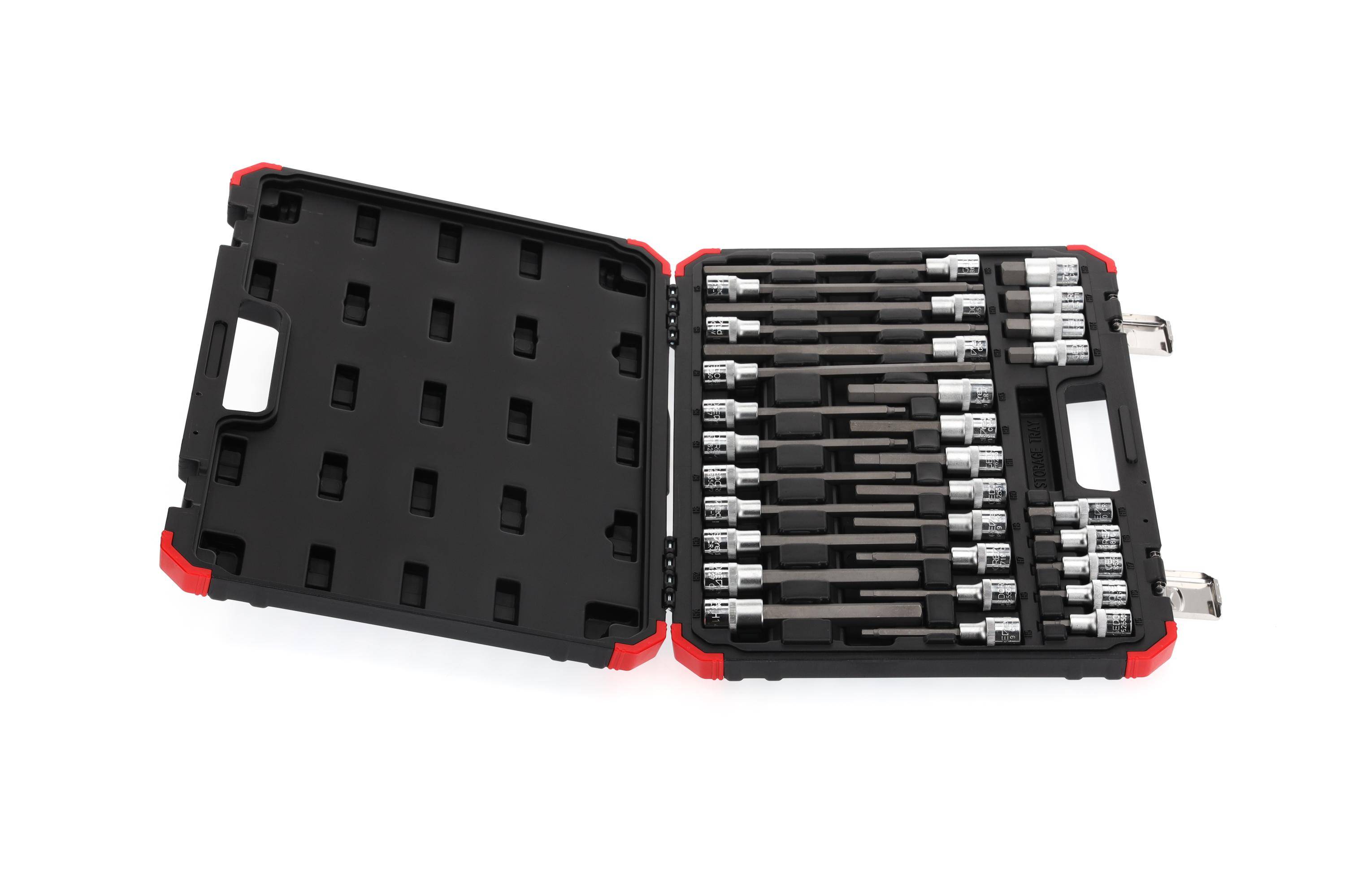 GEDORE Red R68003030 Schraubendrehereinsätze 1/2 6-kant 30-teilig