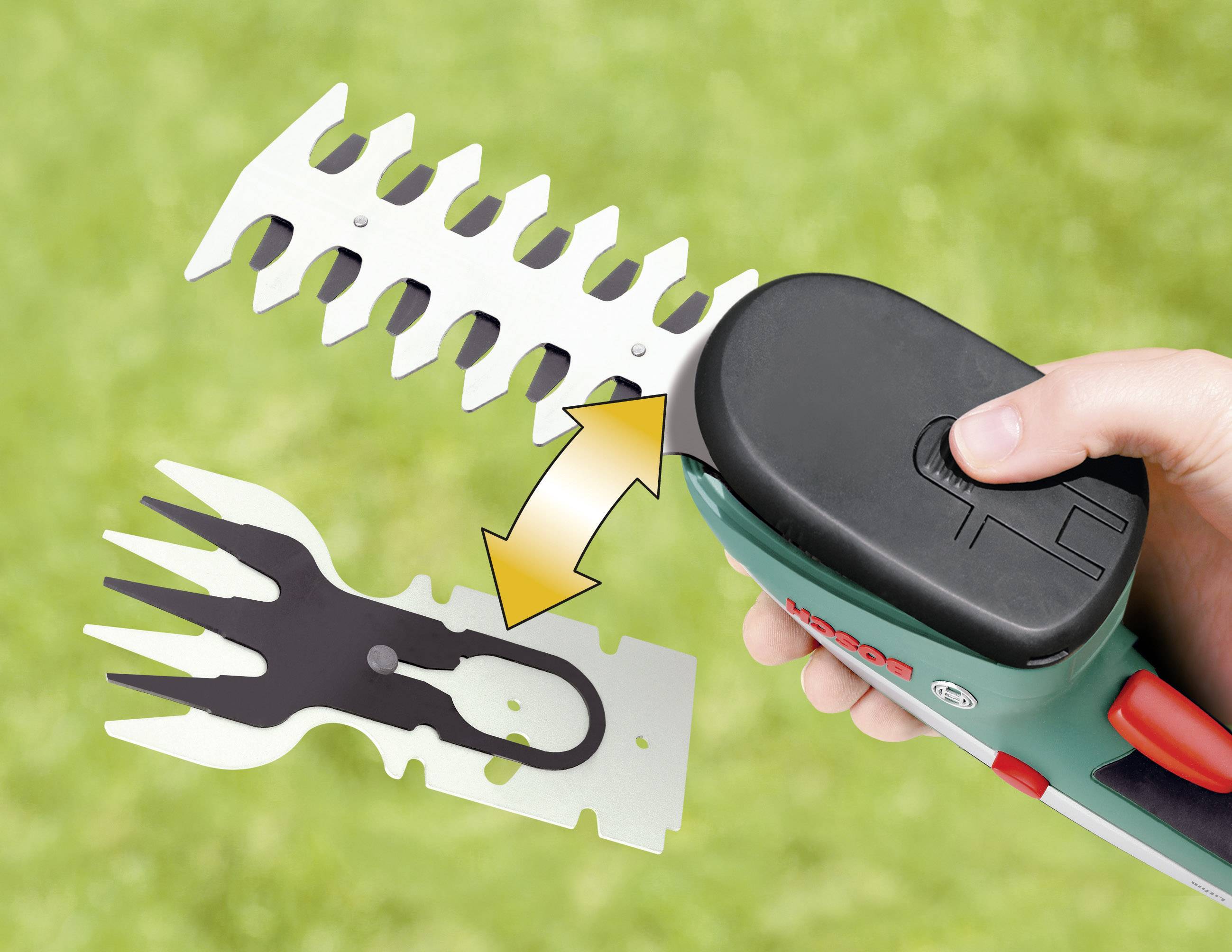 Bosch ISIO Akku-Strauch- und Grasscheren-Set