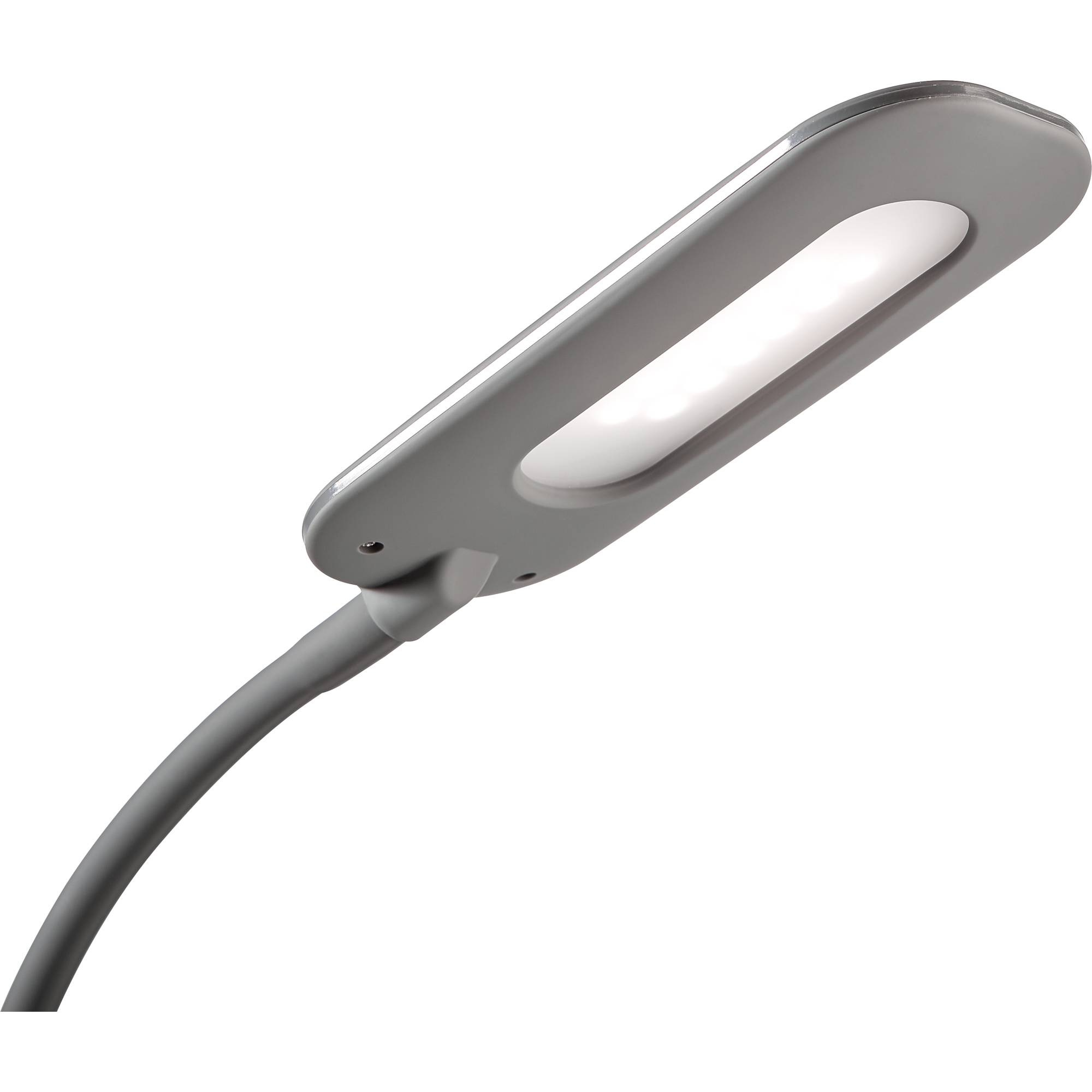 LED-Schreibtischleuchte grau