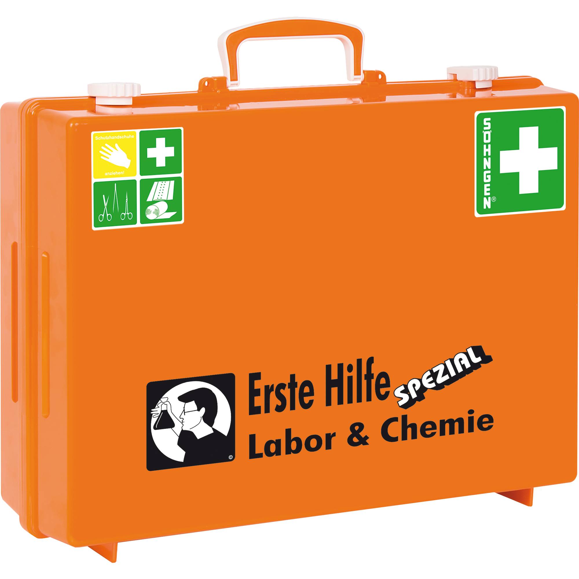 Söhngen 0360106 Erste Hilfe Koffer DIN 13157 15 x 400 x 300 x 150 Orange