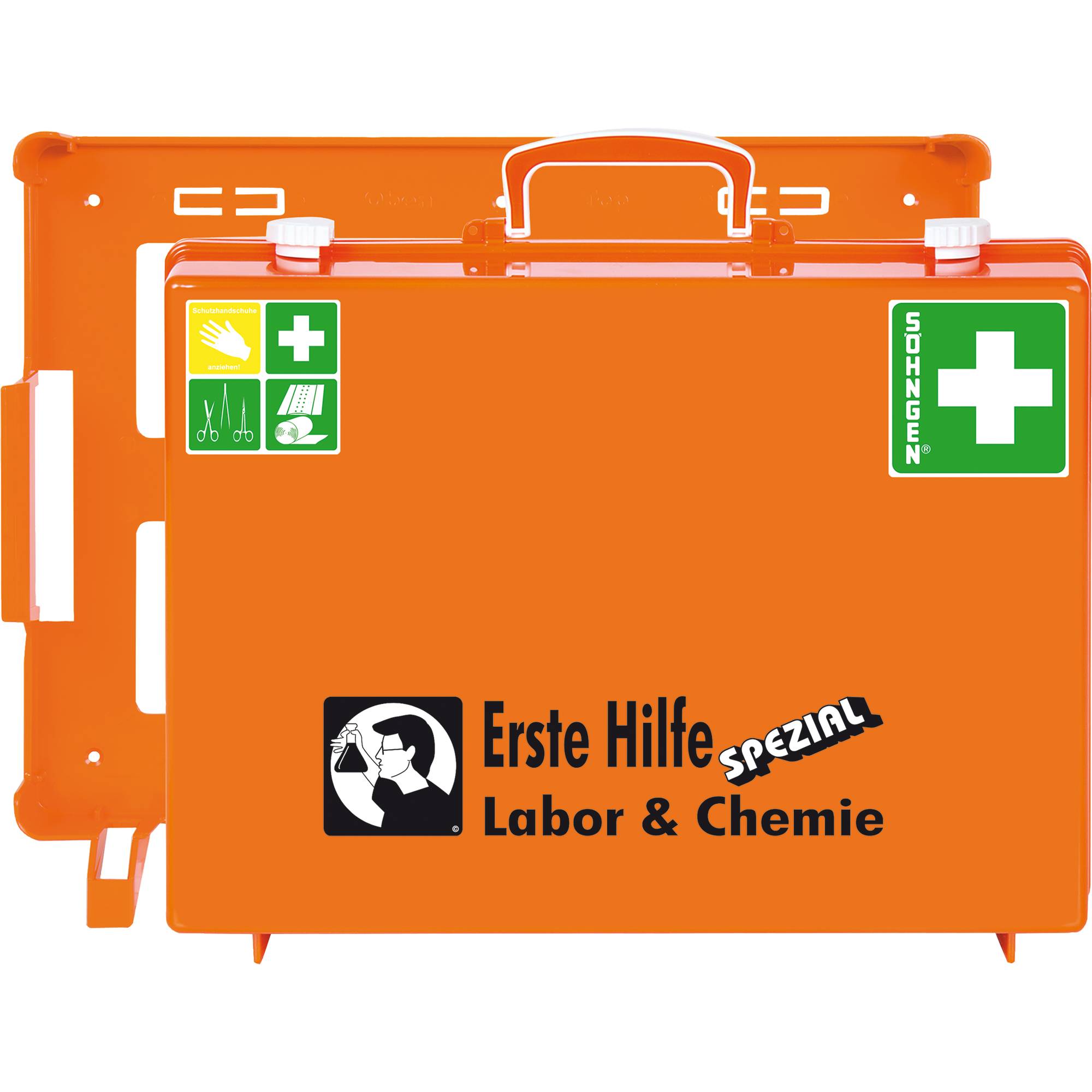 Söhngen 0360106 Erste Hilfe Koffer DIN 13157 15 x 400 x 300 x 150 Orange