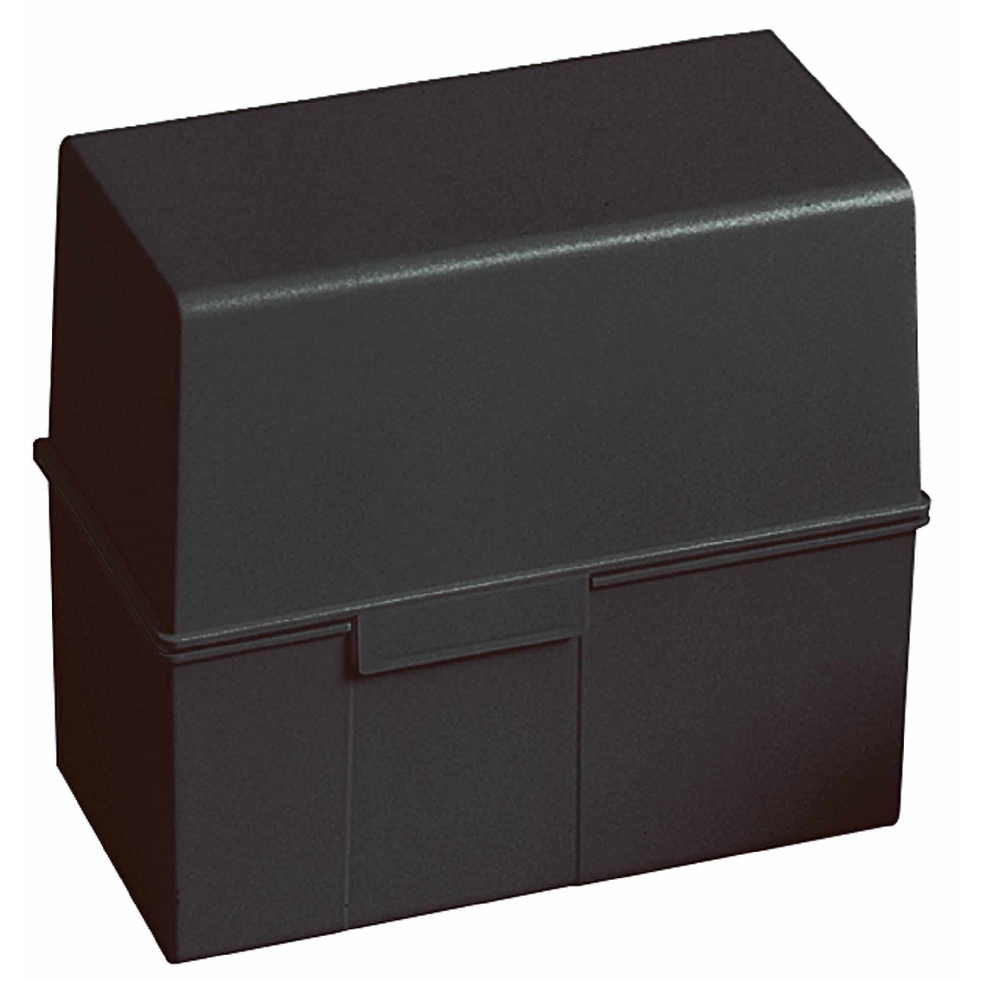HAN Karteikasten 976-13 Karteibox Schwarz max. Anzahl der Karten: 400 Karten DIN A6 quer