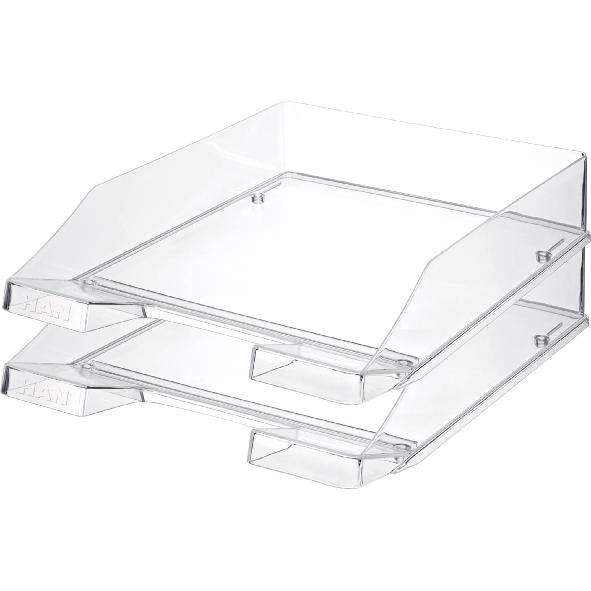 HAN 1026-X-24 KLASSIK Briefablage DIN A4, DIN C4 Transparent, Grau 1 St.