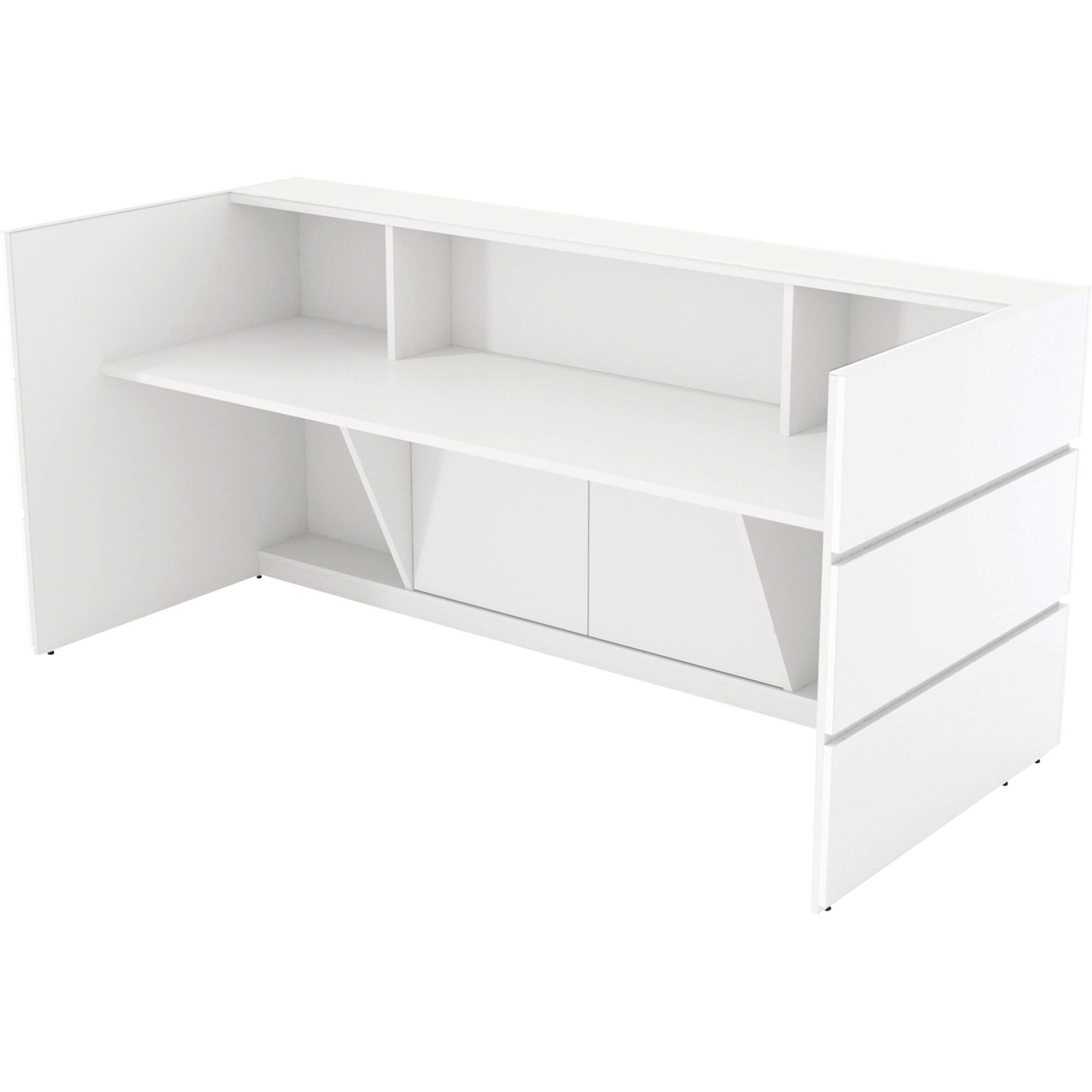 Theke Pearl 2400x1120x1050mm weiß