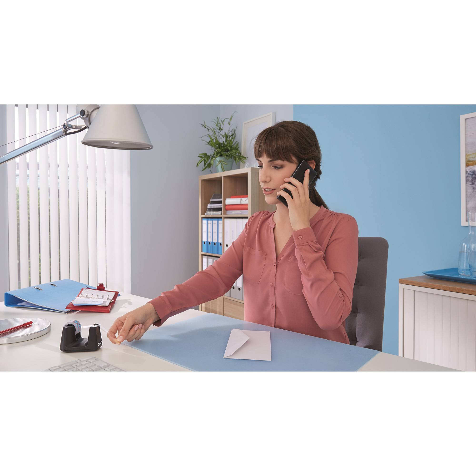 TESA 53904-00000-01 Tischabroller Easy Cut® Schwarz 1St.