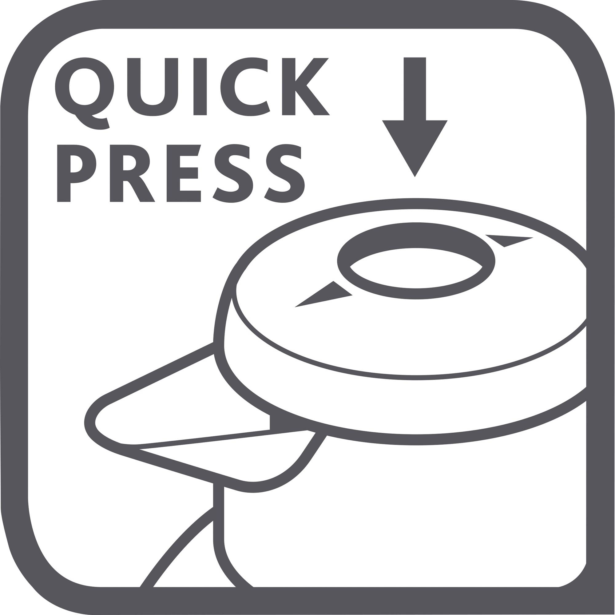 EMSA Isolierkanne Samba Quick Press 504231 1l blau