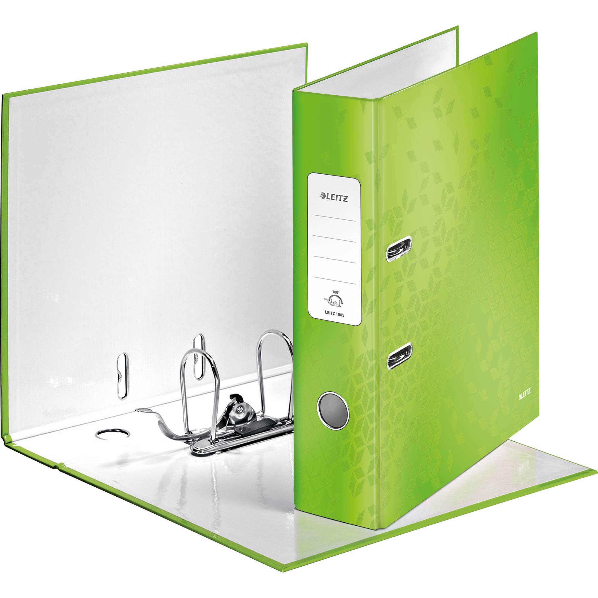 Leitz Ordner 1080 DIN A4 Rückenbreite: 80 mm Blau Wolkenmarmor 2 Bügel 10805035