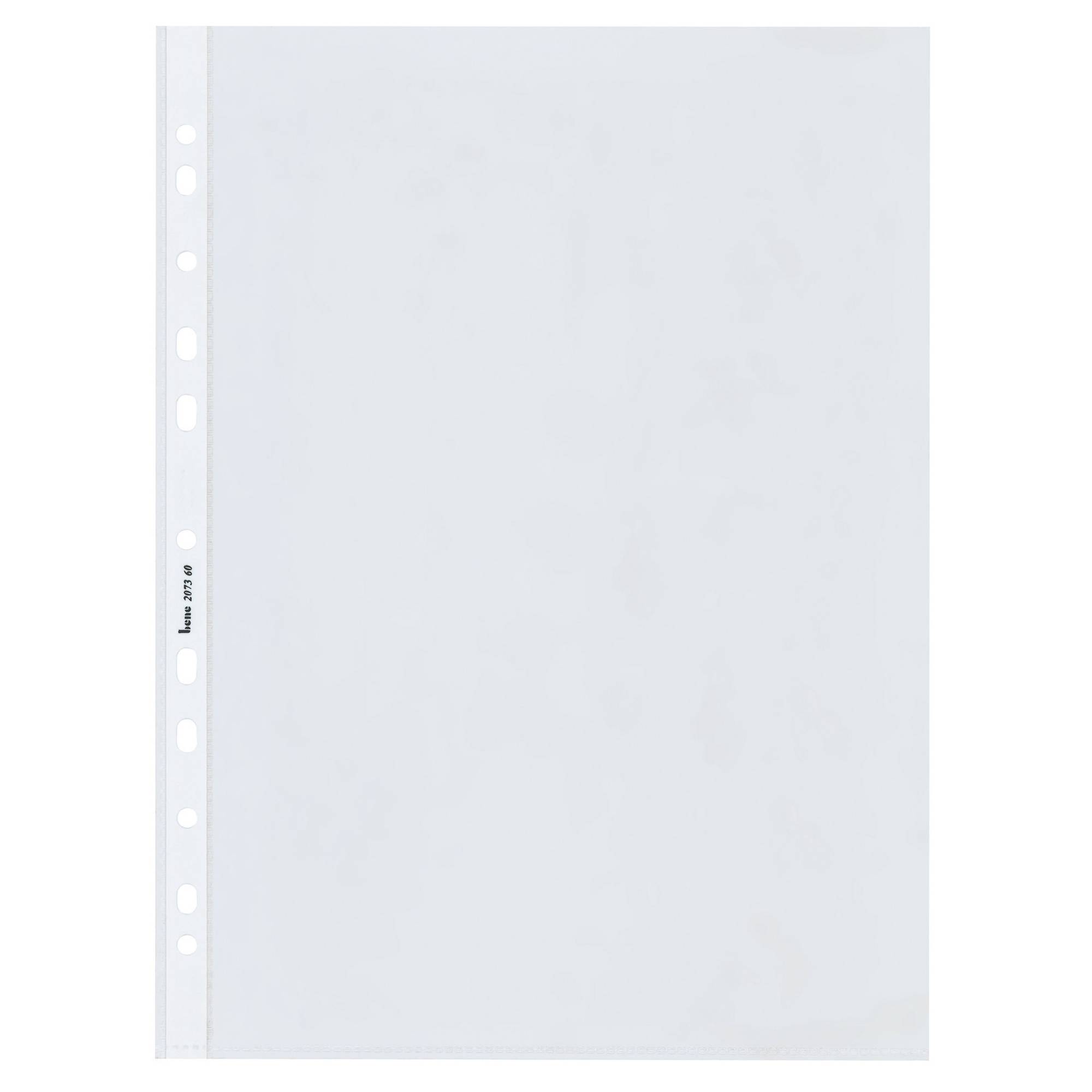 Bene Prospekthülle 207360 DIN A4 0,6mm PP transparent 100 St./Pack.