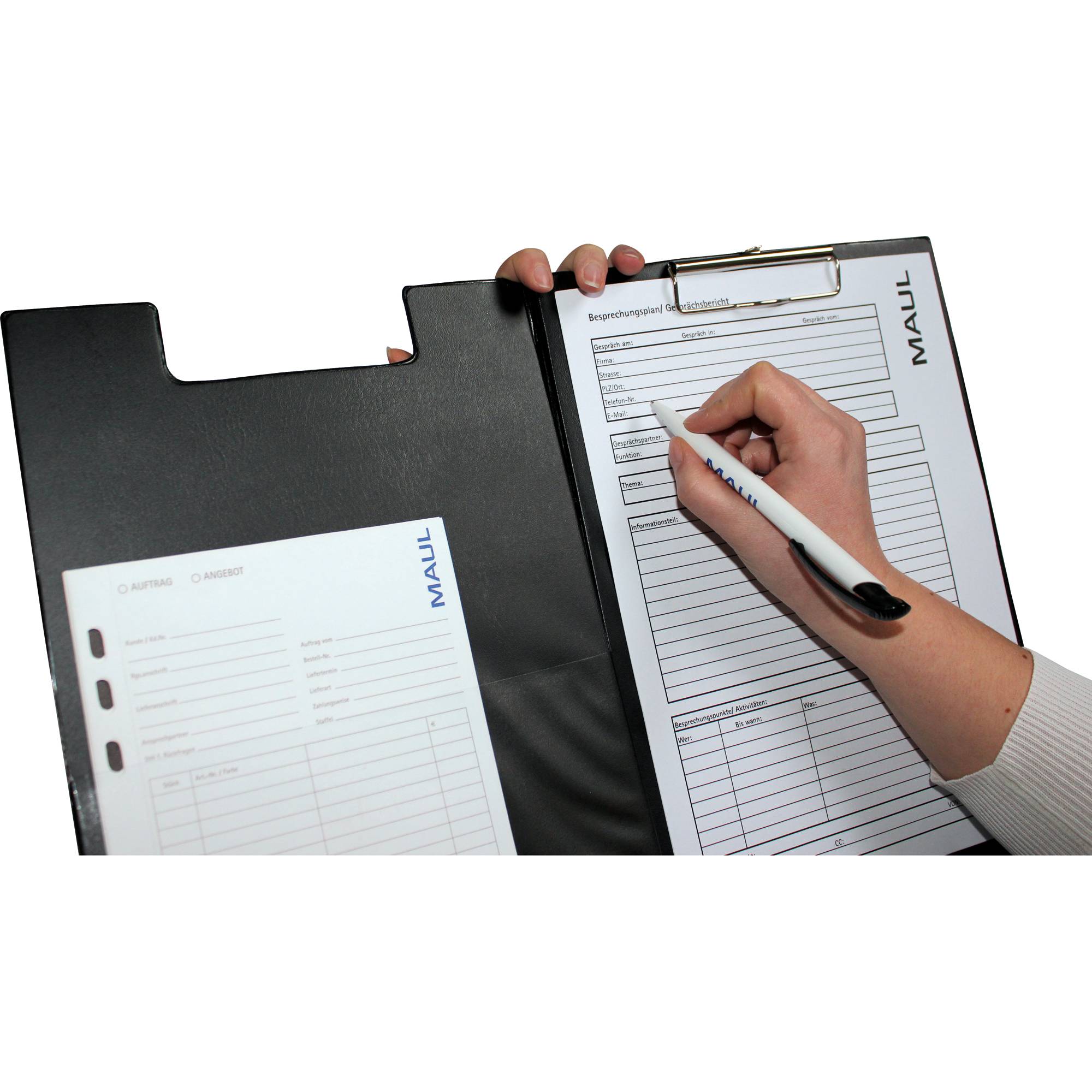 Maul Klemmbrettmappe 605113 Schwarz (B x H) 229 mm x 319 mm