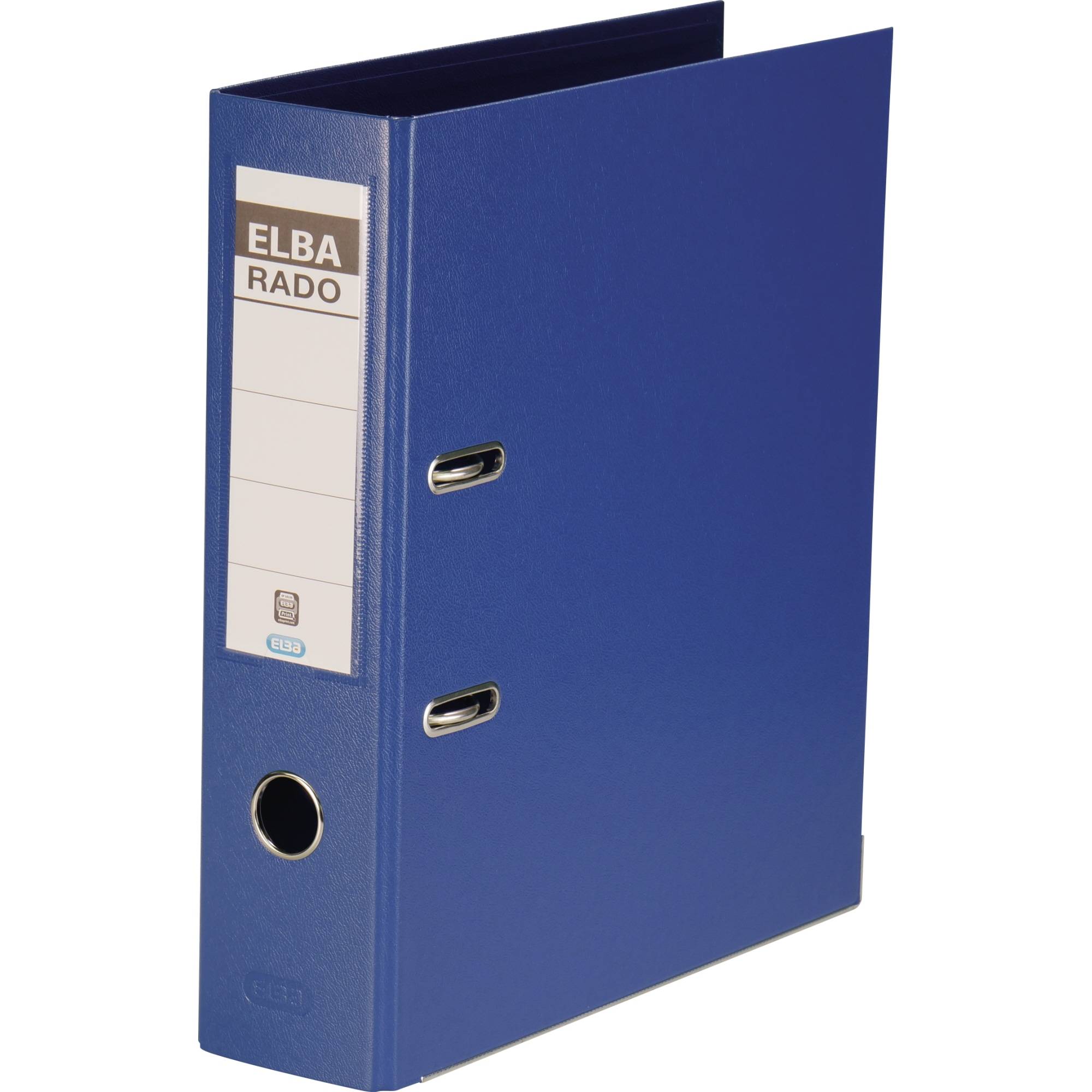 Ordner rado Plast A4 PVC 80mm breit blau