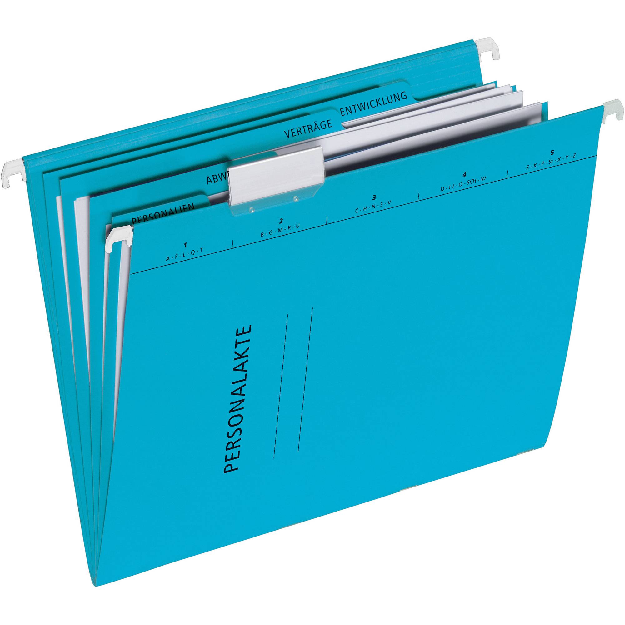 PAGNA Personalhefter Personalmappe 44105-02 Anzahl Unterteilungen:4 Blau 1 St.