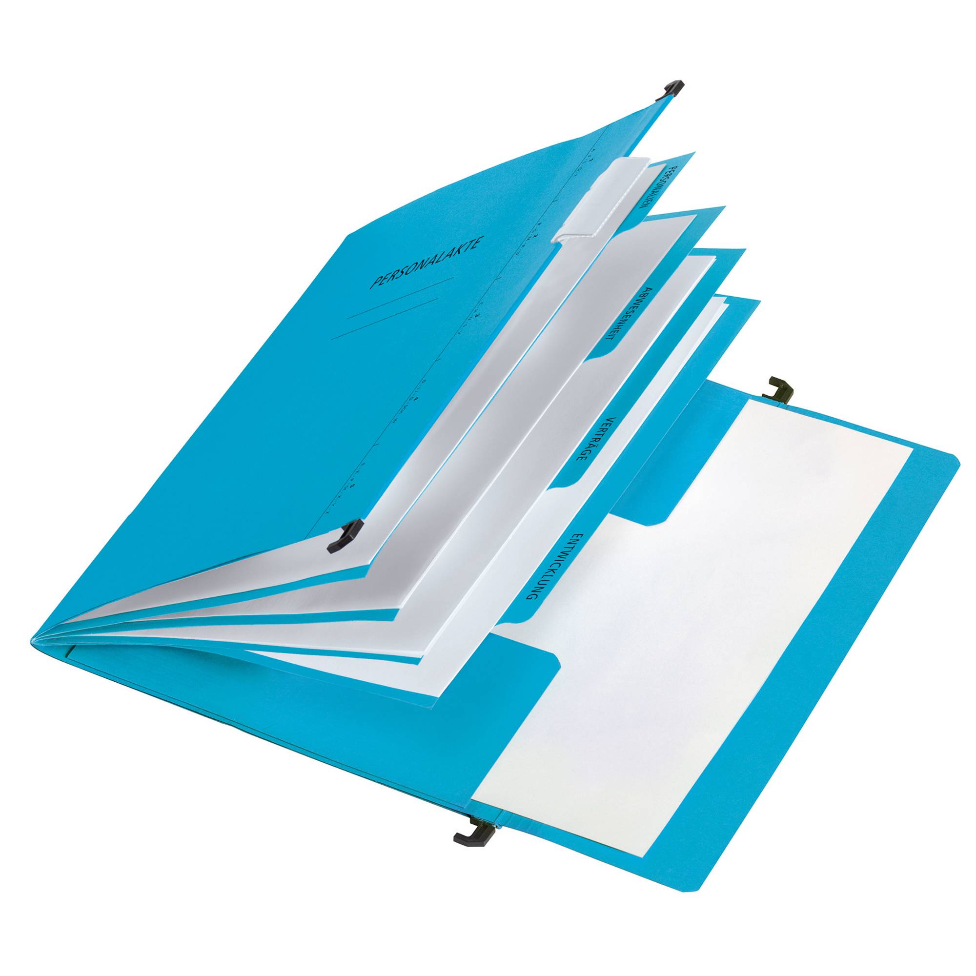 PAGNA Personalhefter Personalmappe 44105-02 Anzahl Unterteilungen:4 Blau 1 St.