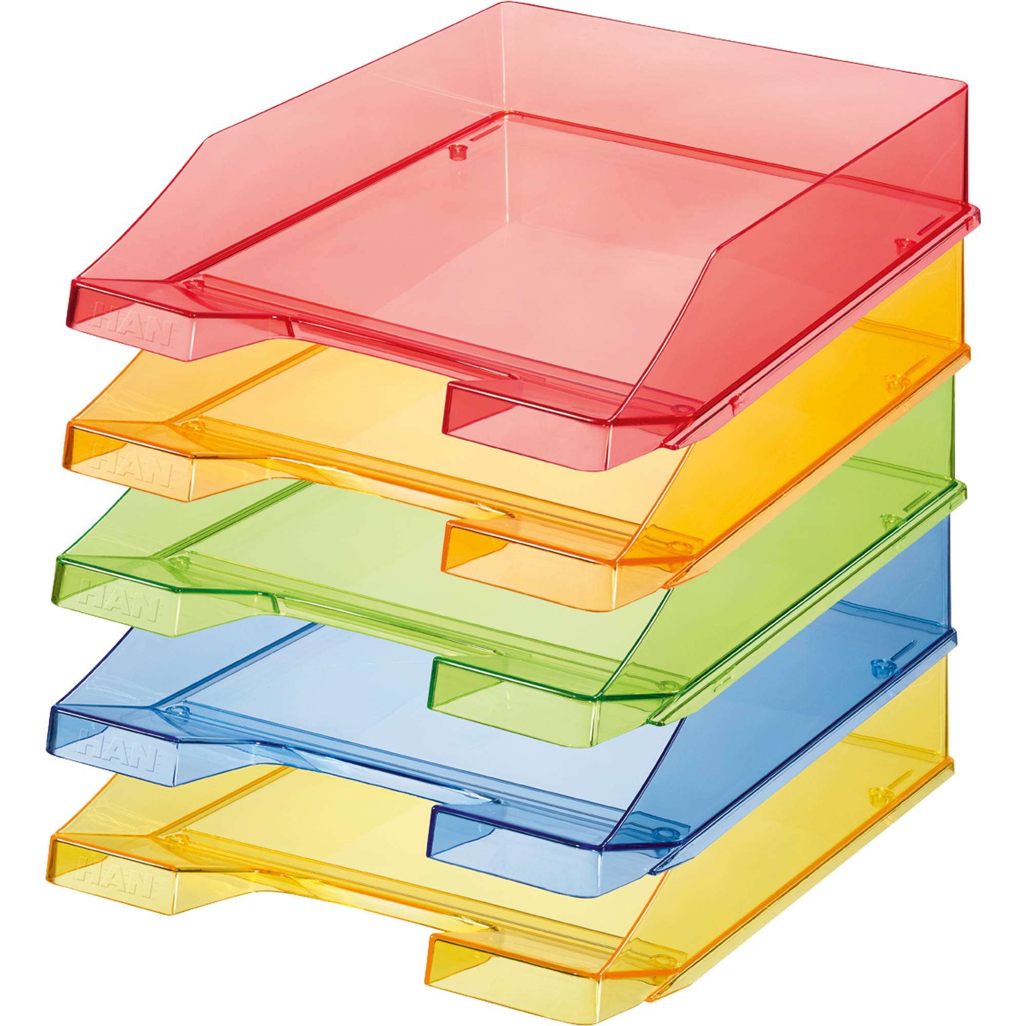 HAN 1026-X-24 KLASSIK Briefablage DIN A4, DIN C4 Transparent, Grau 1 St.