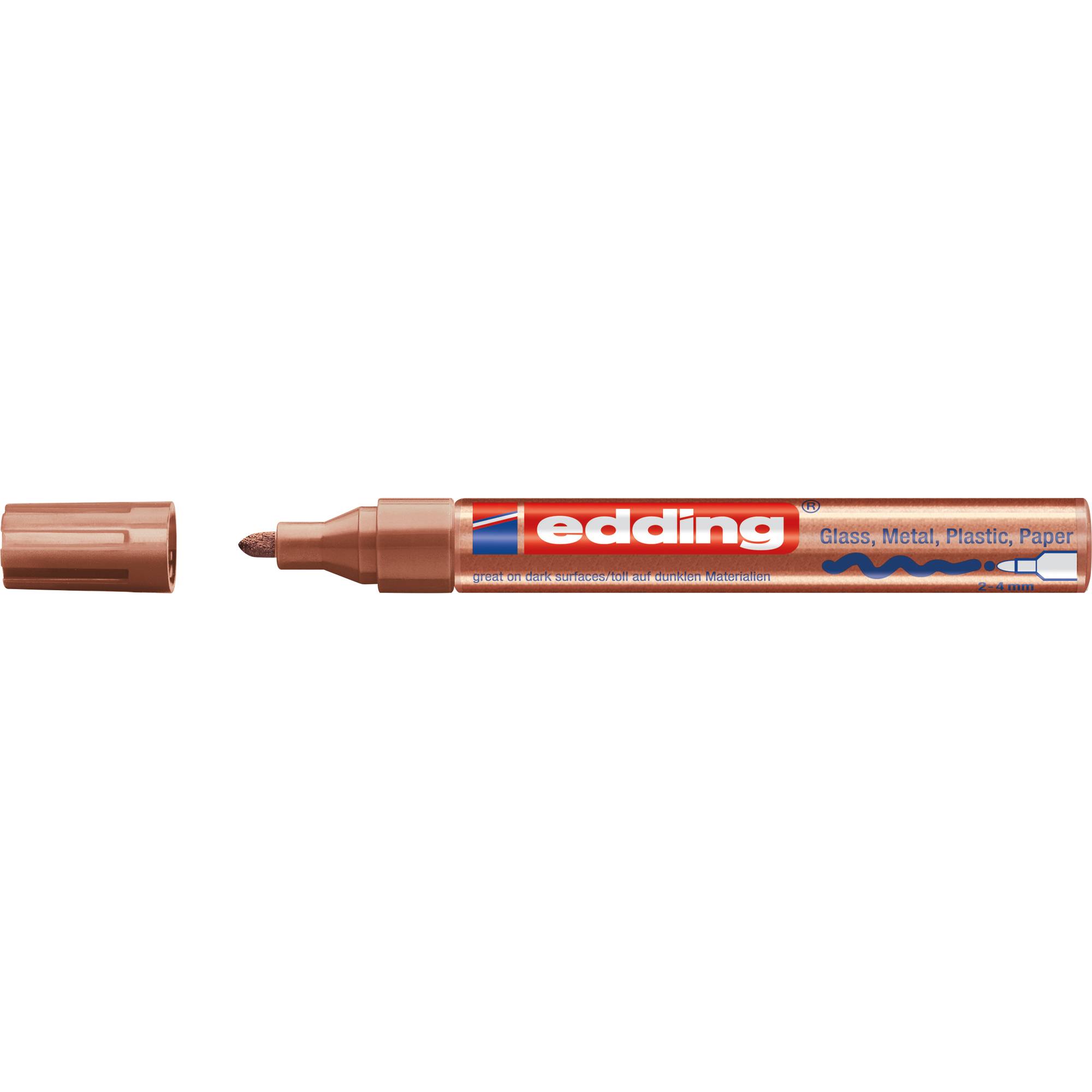 Glanzlack-Marker edding 750 2-4mm kupfer