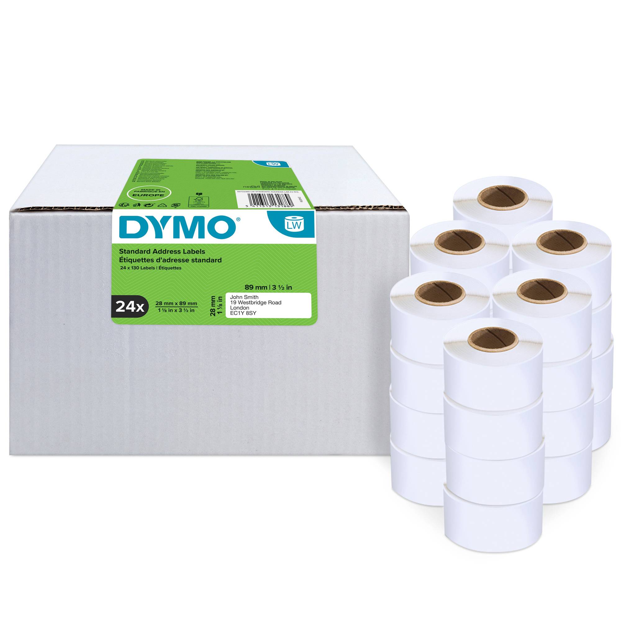 DYMO Etiketten Rolle S0904980 S0904980 159 x 104 mm Papier Weiß 220 St. Permanent haftend Versand-Etiketten