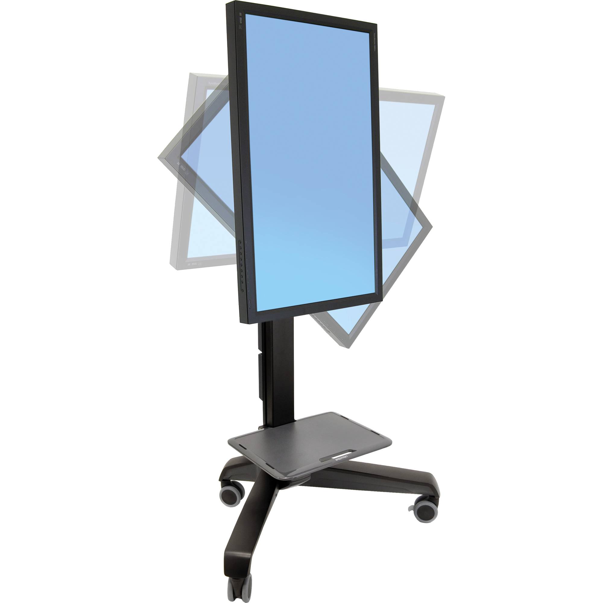Ergotron 24-191-085 Neo-Flex Mobile MediaCenter VHD TV-Rollwagen Constant Force-Technologie, Höhenverstellbar 94,0 cm (37") - 139,7 cm (55")