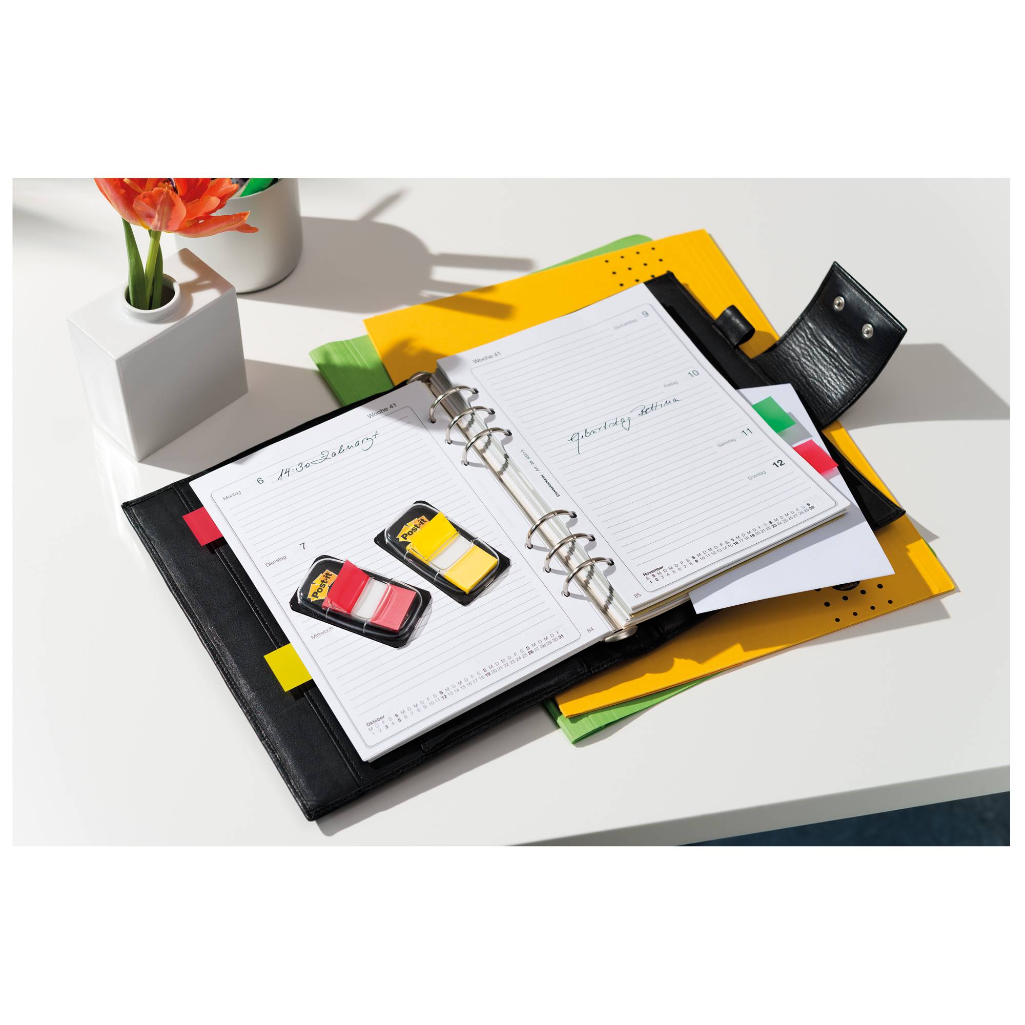 Post-it Haftstreifen Index Standard 43,2 x 25,4 mm (B x H) orange 50 Bl.