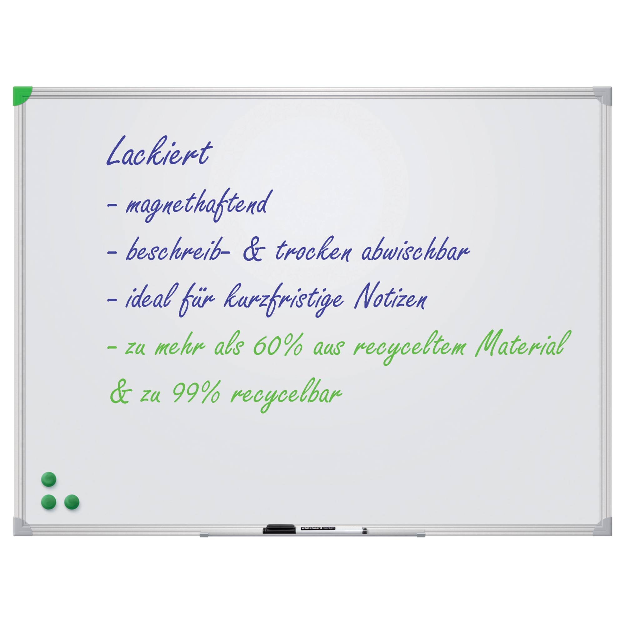 Franken Whiteboard U-Act Line SC913040 30x40cm weiß