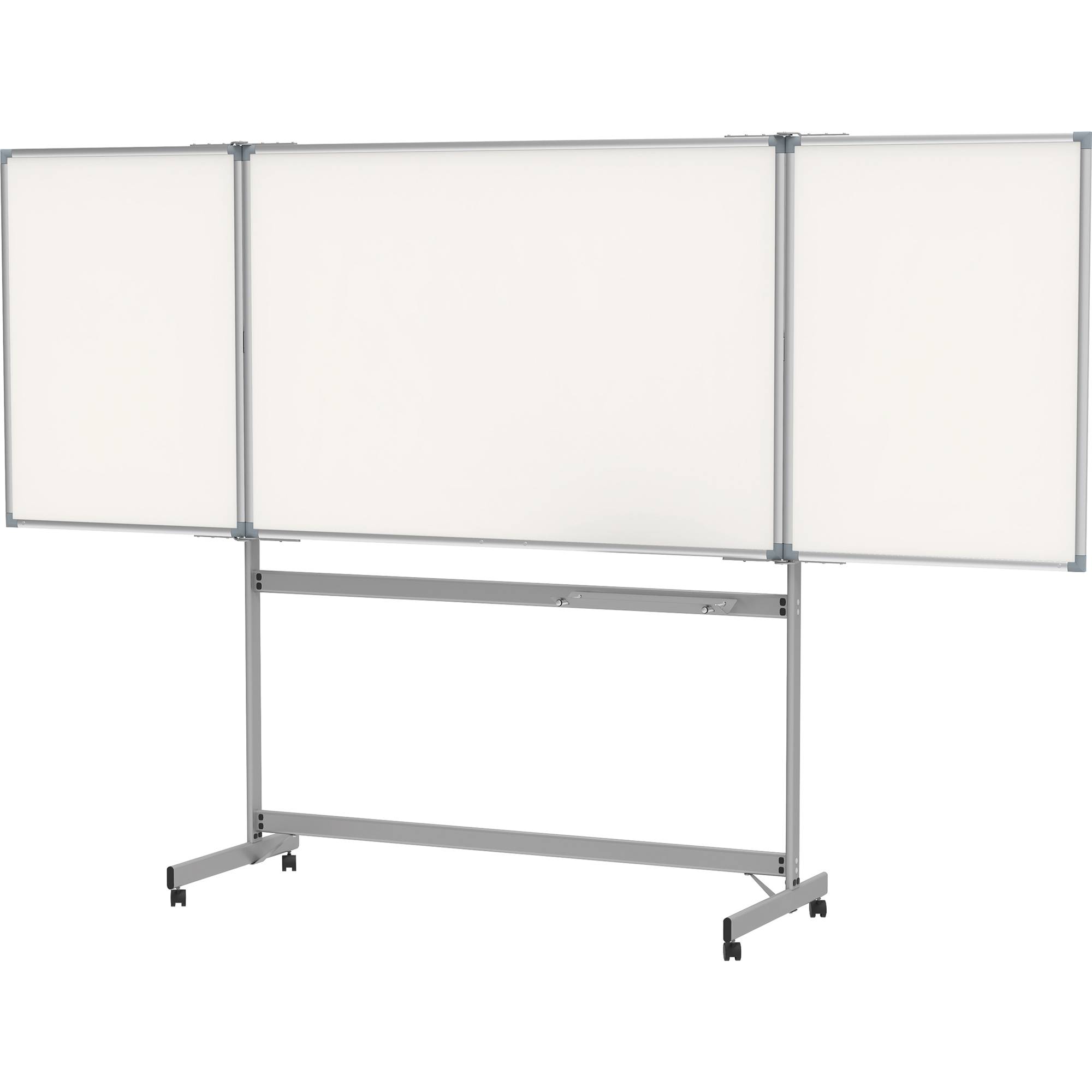 Maul Mobiles Whiteboard, Klapptafel MAULpro (B x H) 150cm x 100cm Weiß kunststoffbeschichtet Inkl. 2 klappbarer Flügel, Inkl