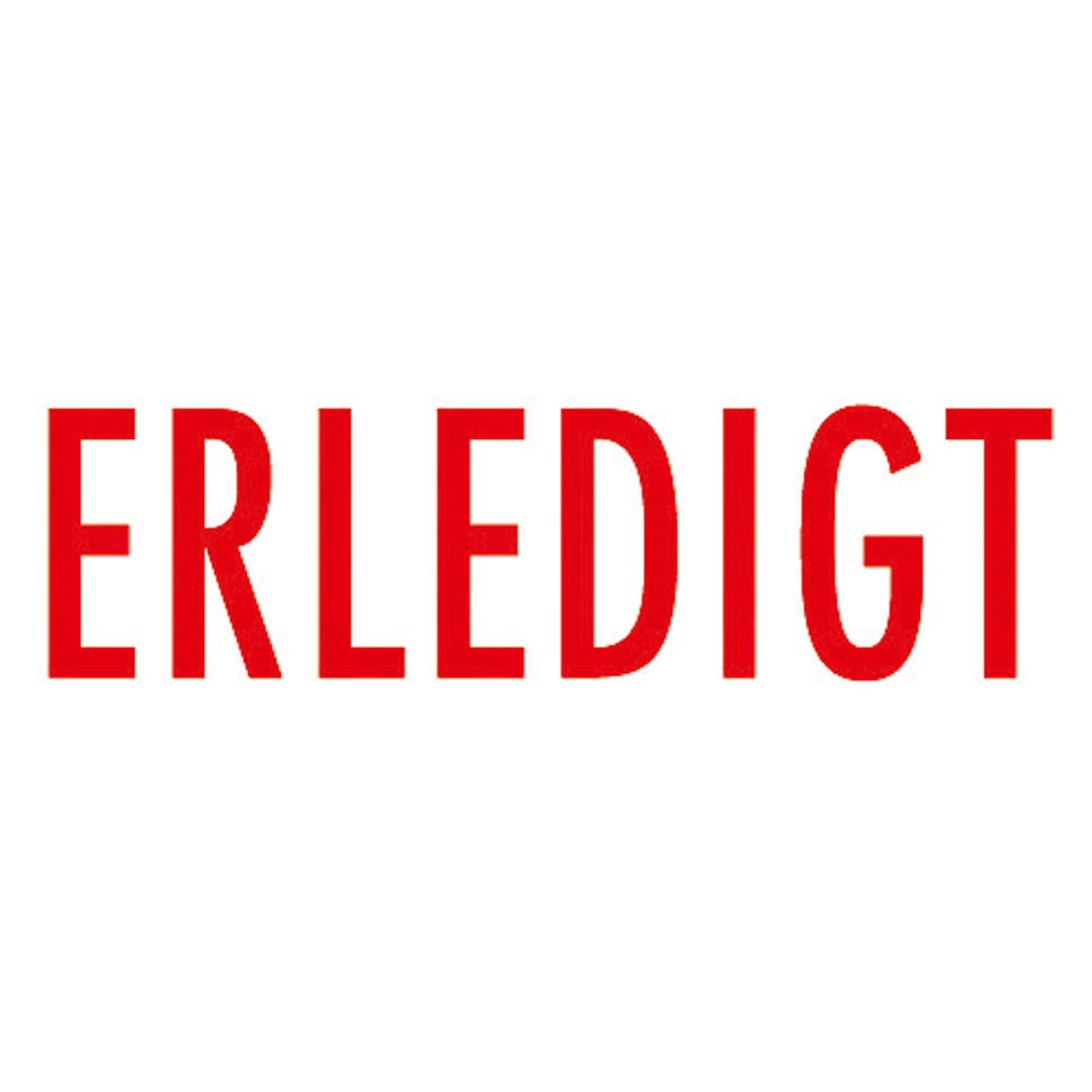 COLOP Textstempel Printer 20 ERLEDIGT 100670 38mm Kunststoff rt