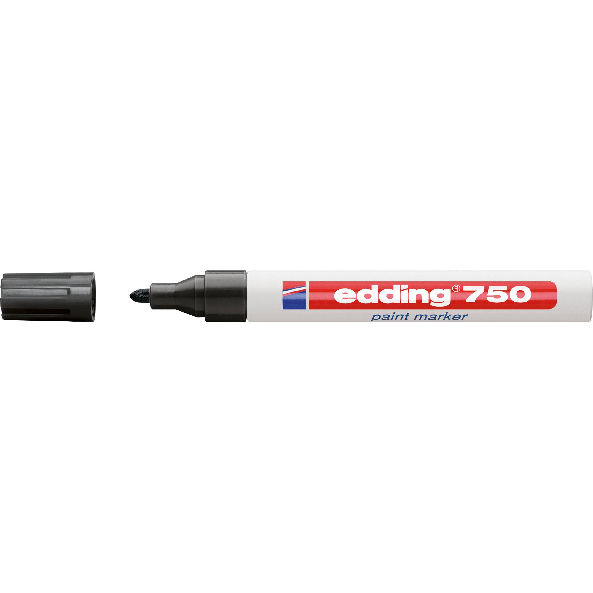 Edding 750 paint marker 4-750001 Lackmarker Schwarz 2 mm, 4 mm