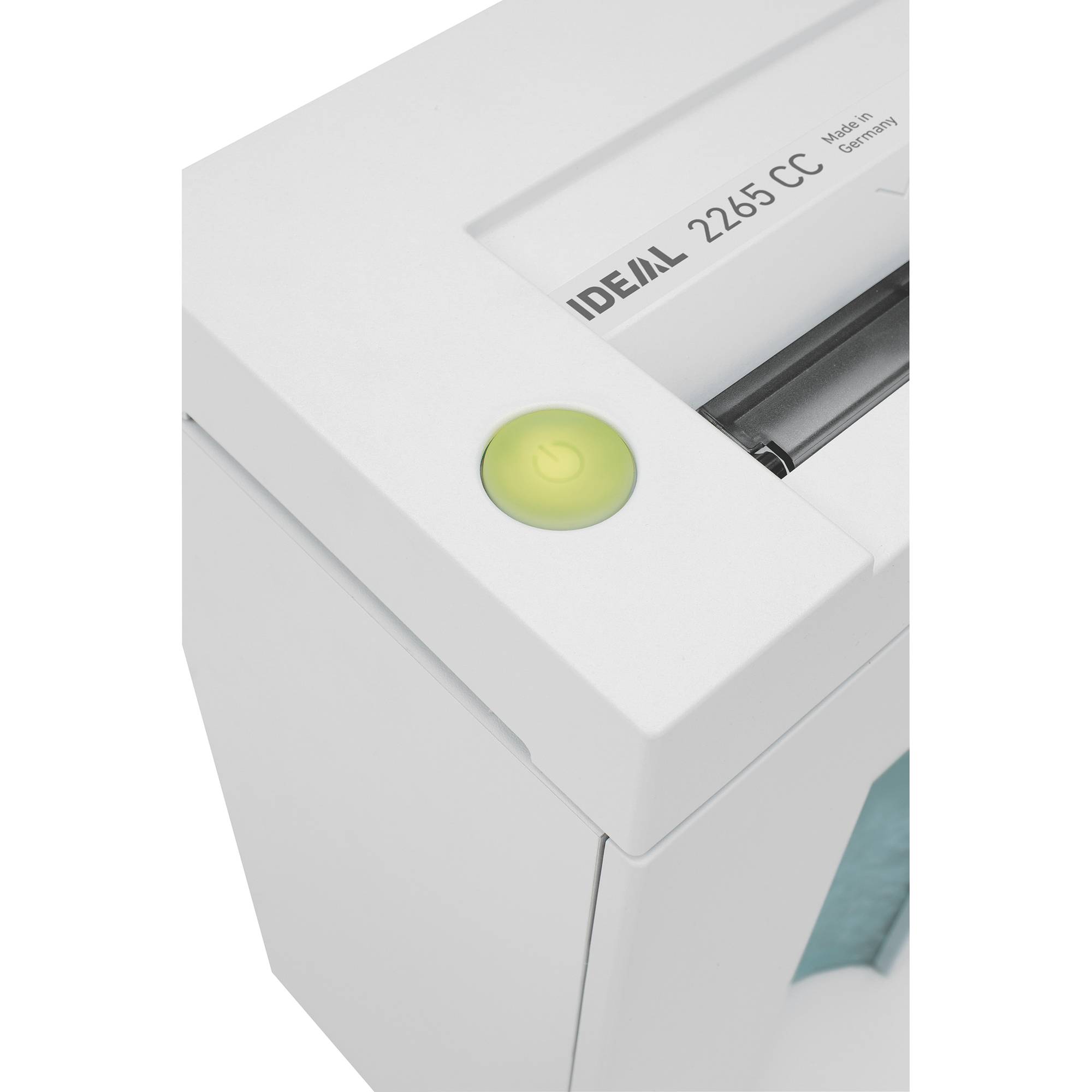 Ideal Office 2265 CC 3x25 Aktenvernichter 6 Blatt Partikelschnitt 3 x 25mm P-4 20l Vernichtet auch Büroklammern, Heftklammern