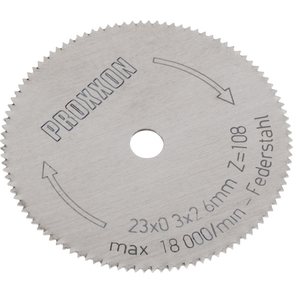 Proxxon Micromot 28 652 Kreissägeblatt 23 x 2.6 x 0.3mm 1St.