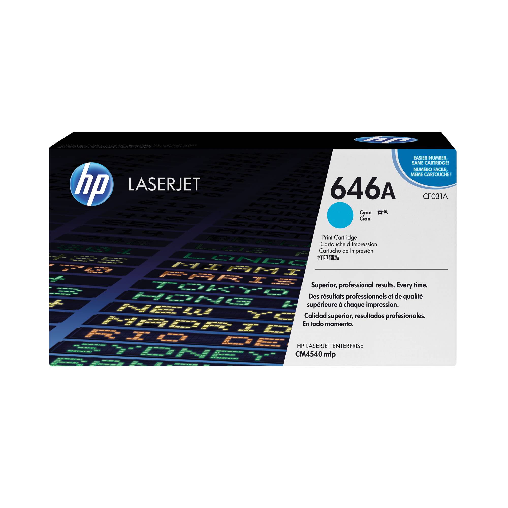 HP Toner 646A Original Cyan 12500 Seiten CF031A