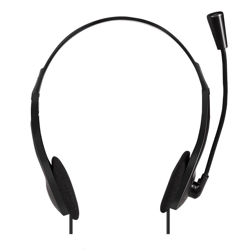 LogiLink Stereo-Headset, 1x 3,5-mm-Klinkenstecker, Bügelmikrofon, Eco-Box