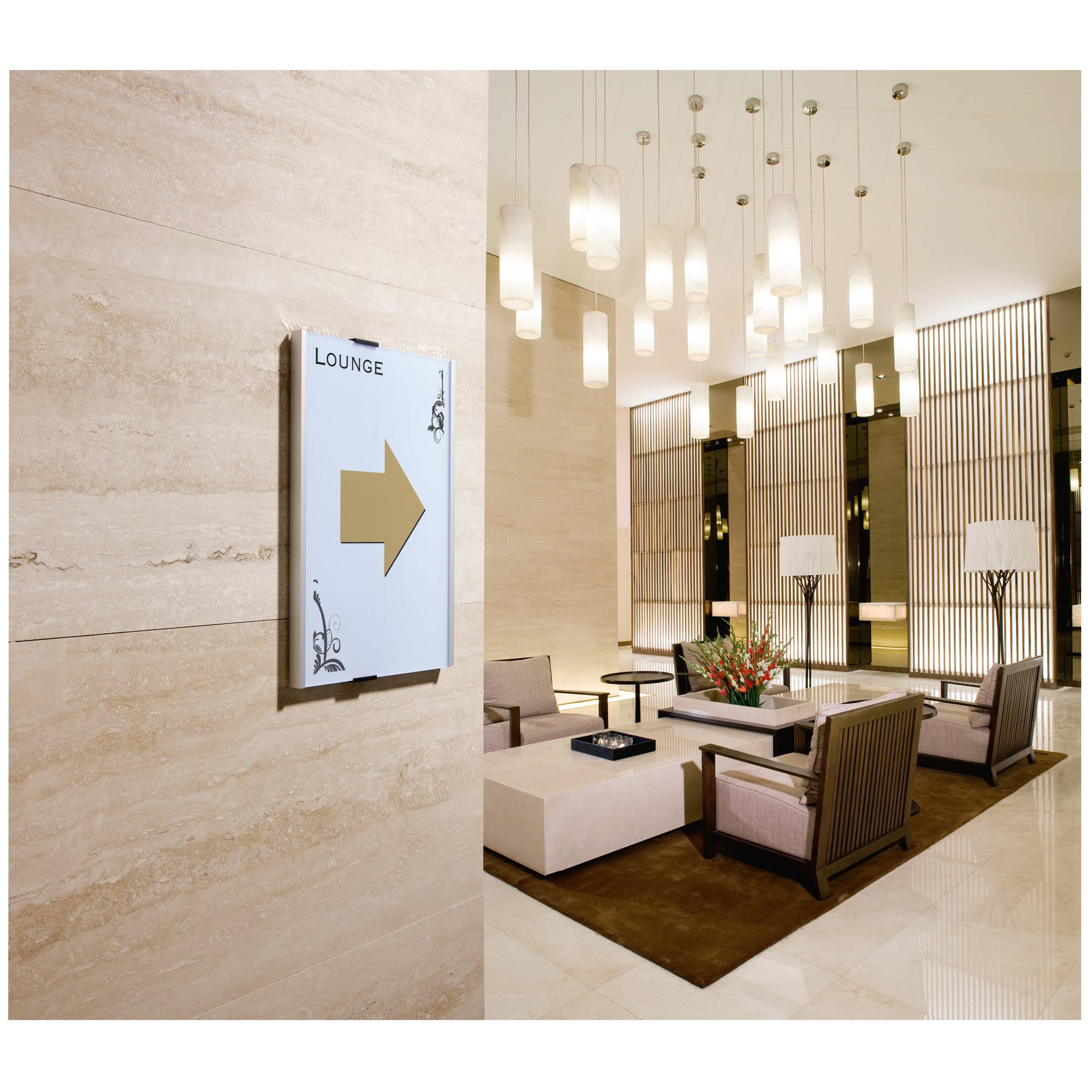 Durable Türschild INFO SIGN - 4806 (B x H) 210 mm x 297 mm Metallic, Silber 480623