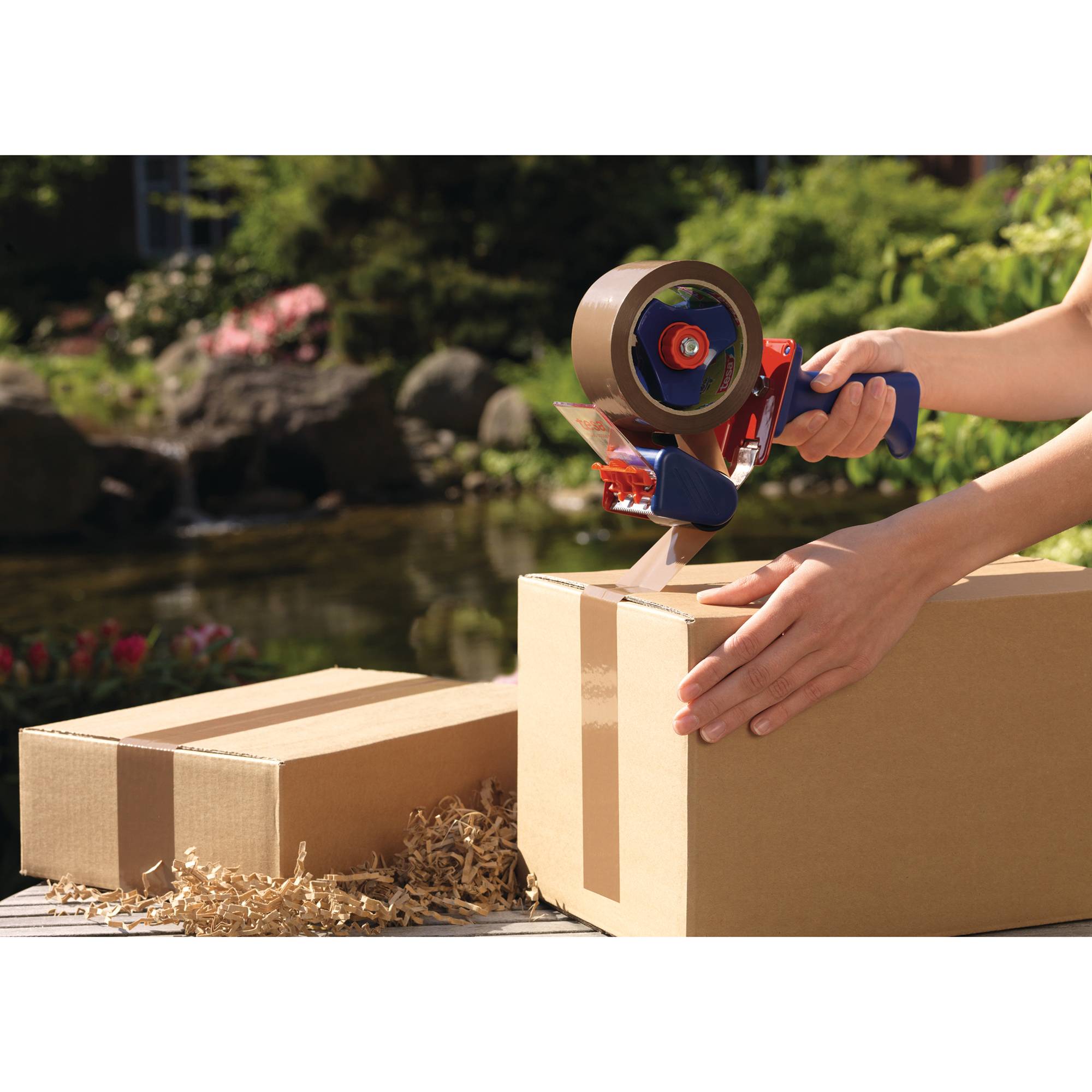 tesa ECO & STRONG 58154-00000-00 Packband tesapack® Braun (L x B) 66 m x 50 mm 1 St.