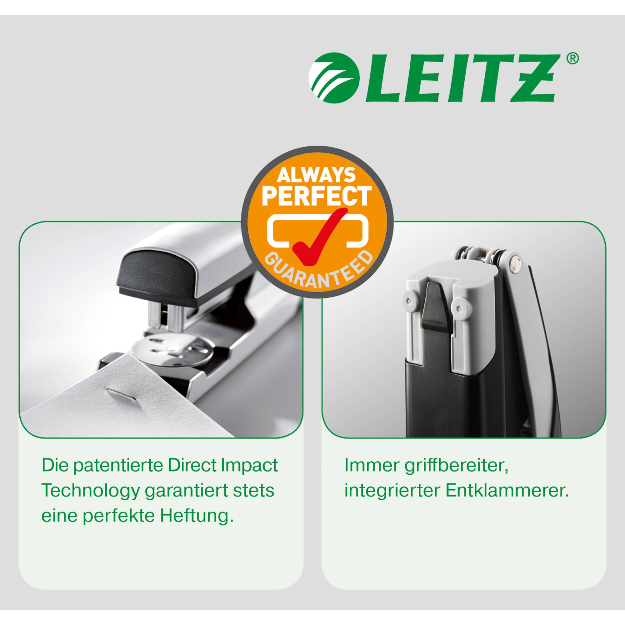 Leitz Heftgerät NeXXt 55020095 30Bl. Metall/Kunststoff schwarz