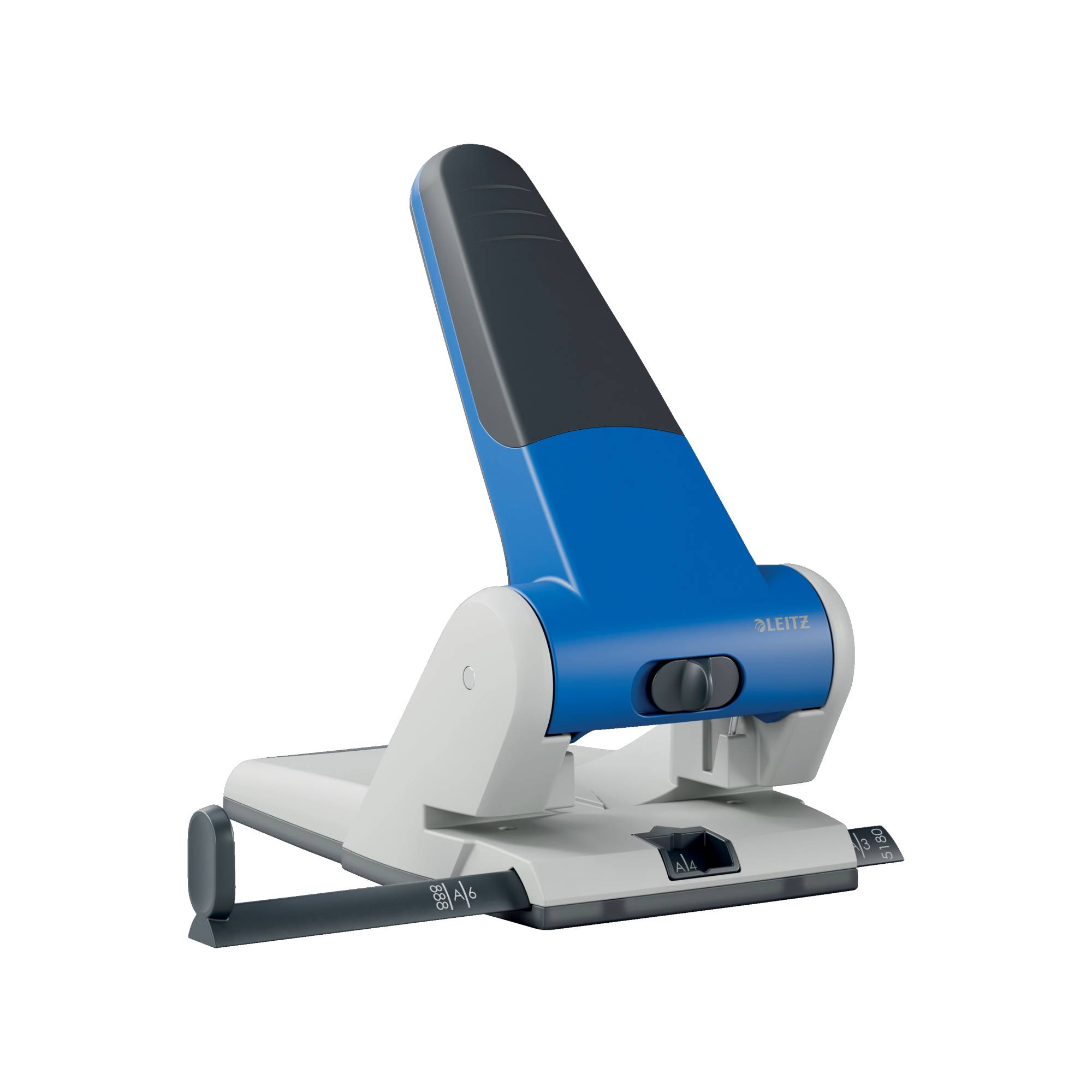 Leitz 51800035 Registraturlocher Registraturlocher Blau max. Einstellformat: DIN A3 65 Bl. (80 g/m²)