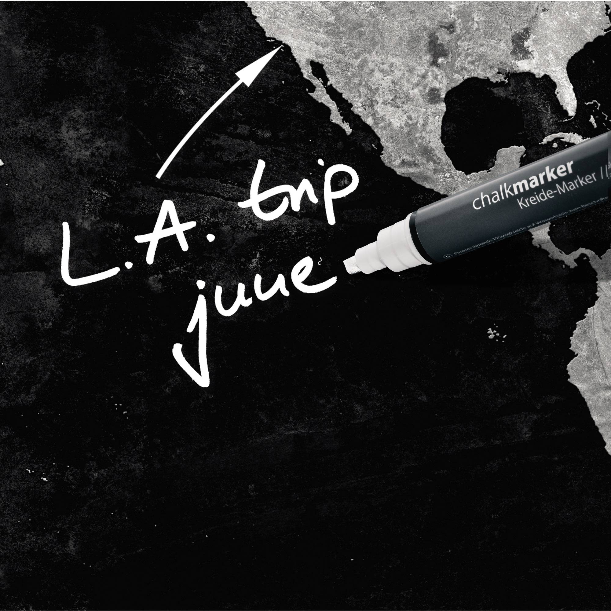 SIGEL Magnetboard Artverum GL270 910x460x15mm Glas World-Map