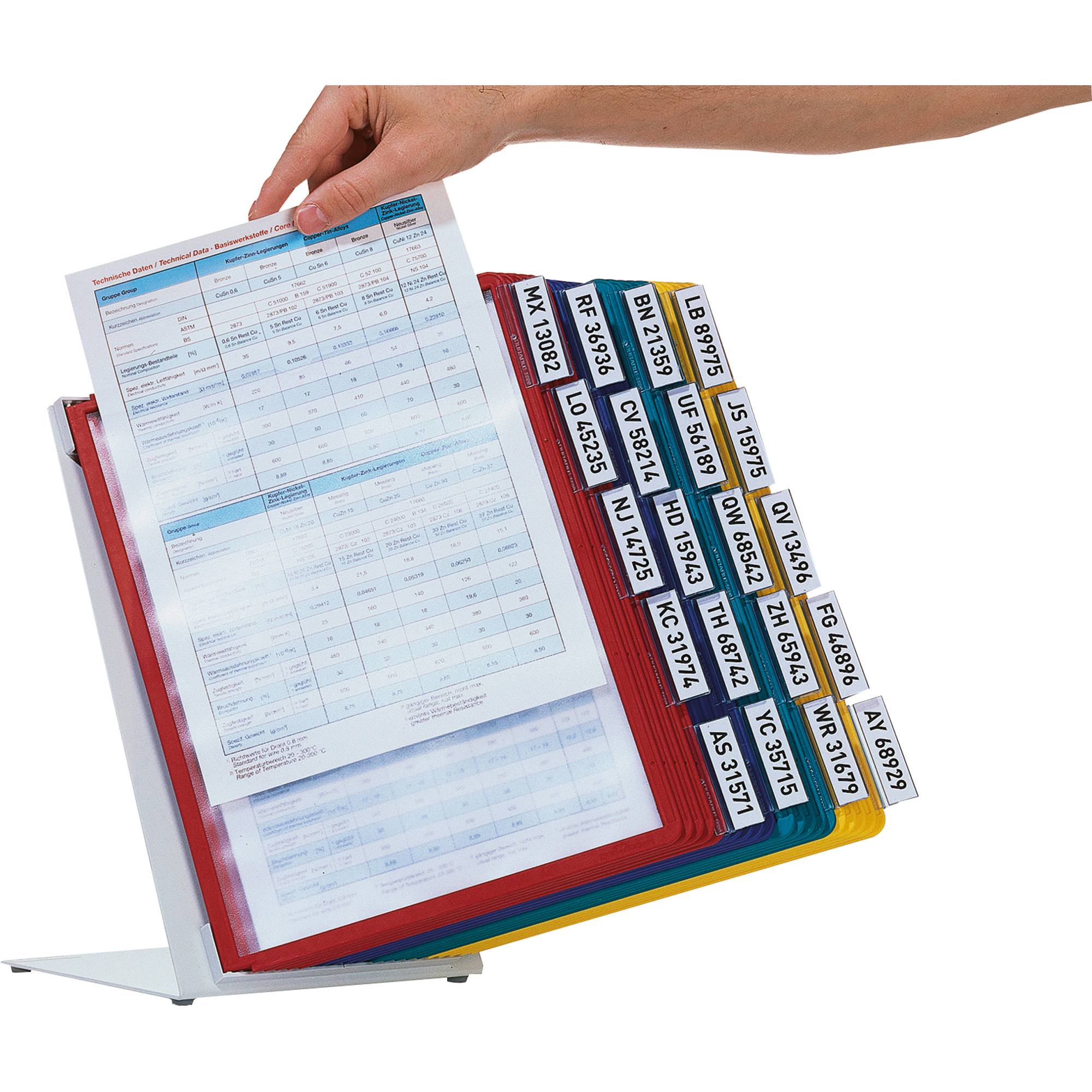 DURABLE Sichttafelständer VARIO TABLE 20 569900 DIN A4 sortiert