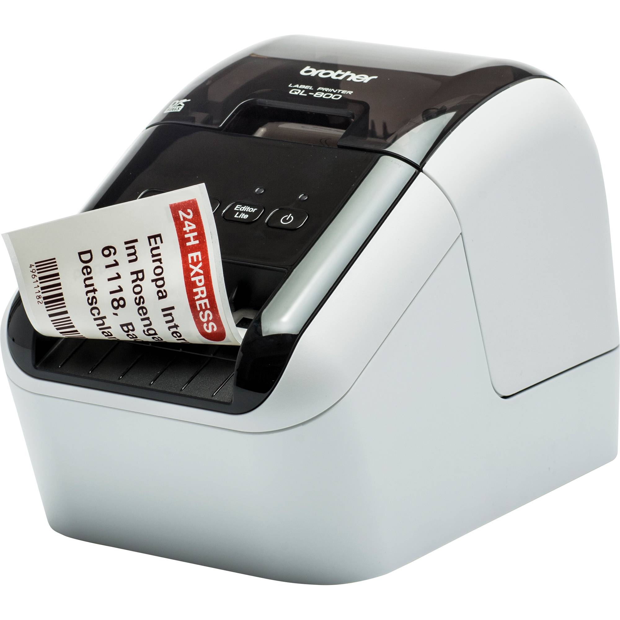 Brother QL-800 Etiketten-Drucker Thermodirekt 300 x 300 dpi Etikettenbreite (max.): 62 mm