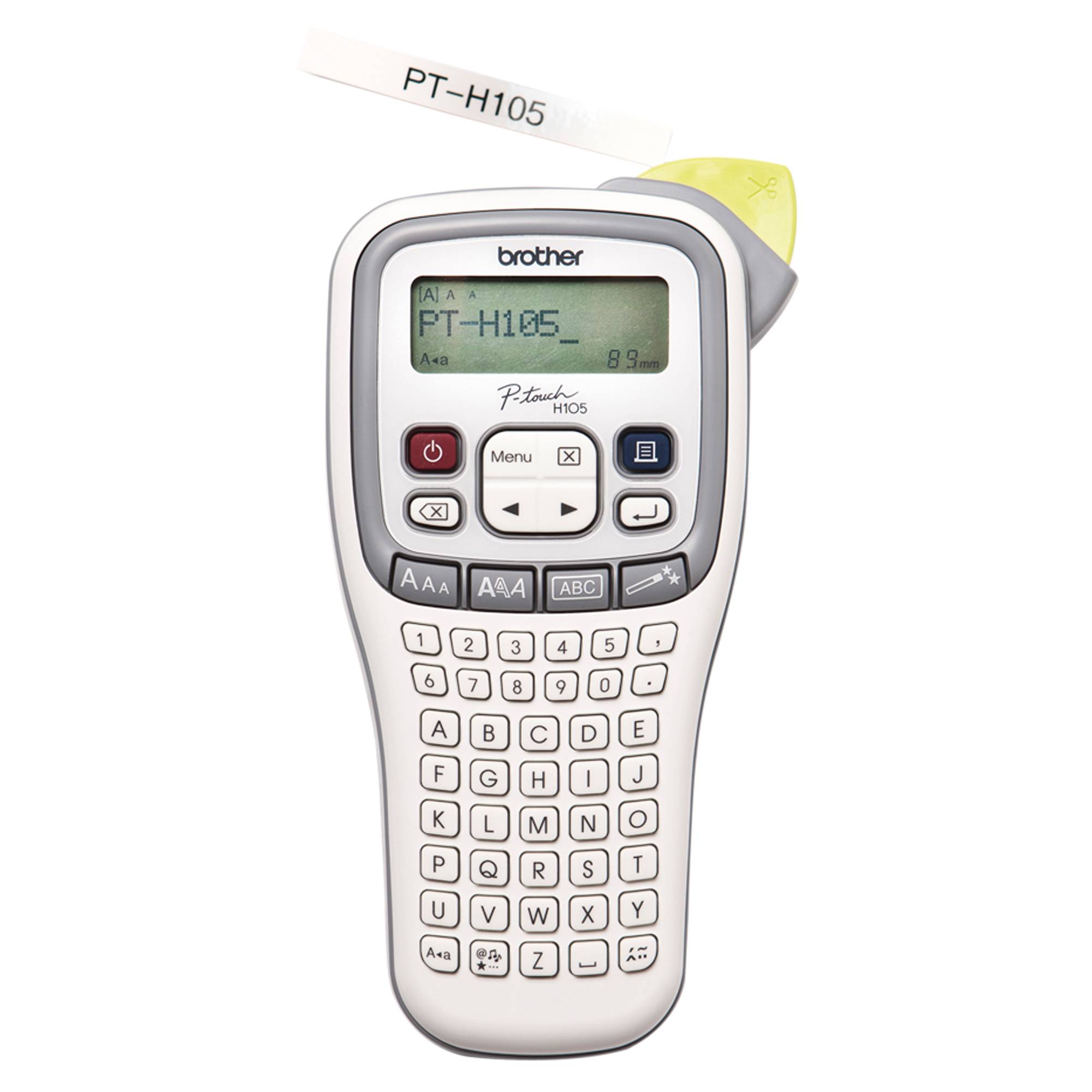 Brother P-touch H105 Beschriftungsgerät Geeignet für Schriftband: TZe 3.5 mm, 6 mm, 9 mm, 12 mm
