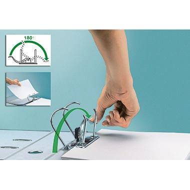 Leitz Ordner 1010 DIN A4 Rückenbreite: 80 mm Blau 2 Bügel 10105035