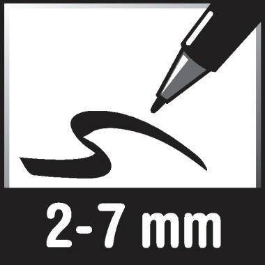 Schneider Permanentmarker Maxx 250 125003 2-7mm Keilspitze blau