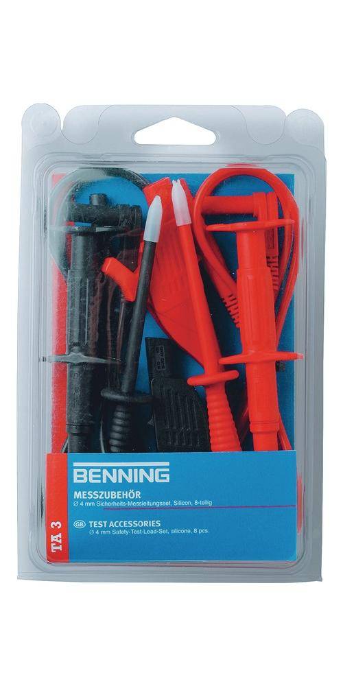 Messleitungsset TA 3 8-teilig Benning