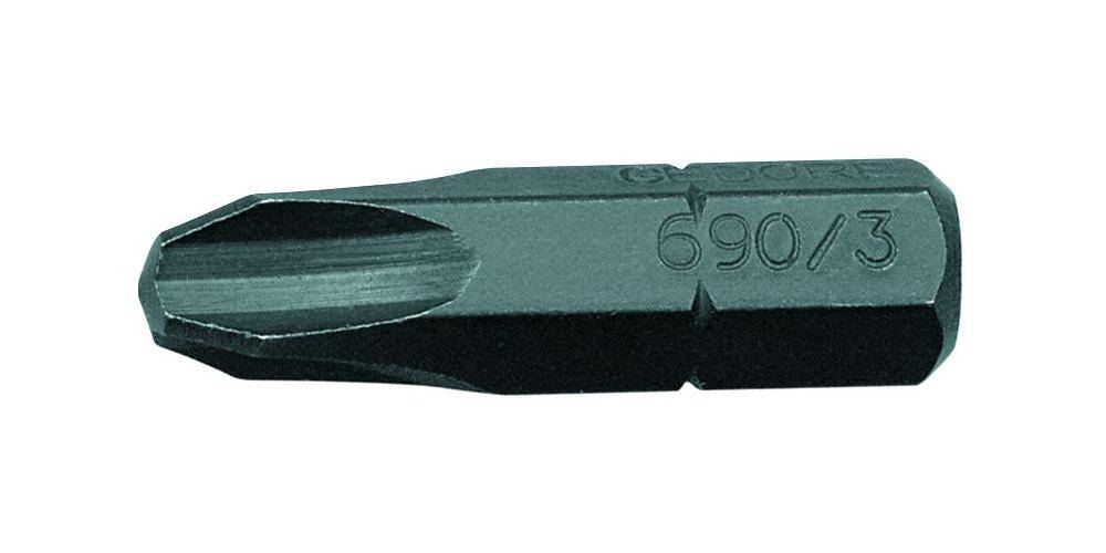 GEDORE 690 2 S-010 Schraubendreherbit 1/4", Vorteilspack 10-teilig,