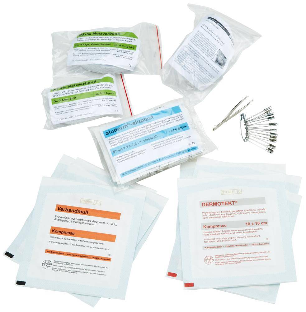 Nachfüllset nach DIN 13169 mit Erweiterung