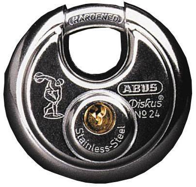 Zylindervorhangschloss 24IB/60 Schlosskörper-B.60mm VA versch.-schl.ABUS