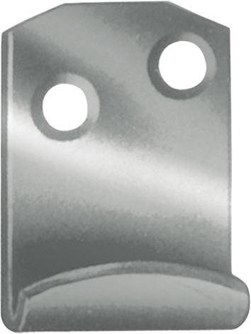 Schliesshaken, gerade 17x15x2 mm