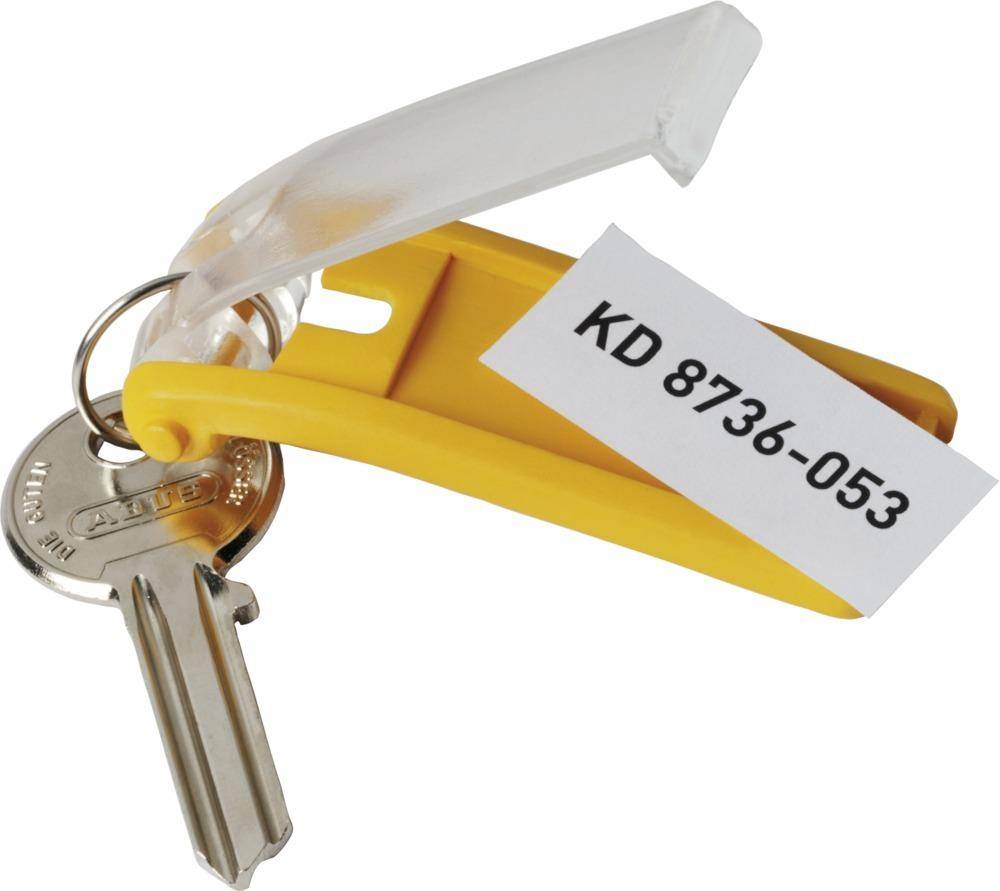 Durable Schlüsselanhänger 195707 Key Clip - 1957 Blau 6 St.