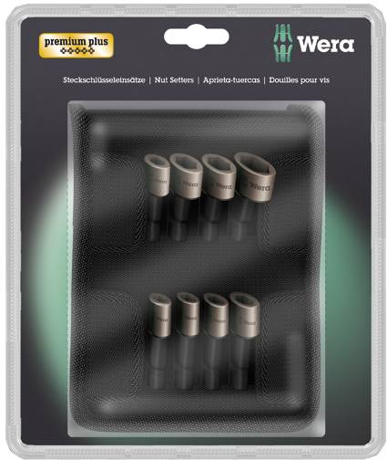 Wera 869/4M Set 05073495001 Steckschlüssel-Maschinenaufnahmen-Set 50mm 1 Set