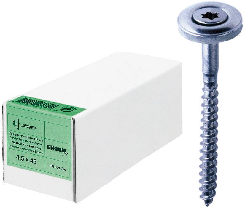 Spenglerschraube A2 ISR204,5x 45 15 E-NORMpro